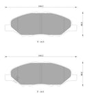 Bosch Disc Brake Pad Set - DB1819BL