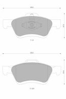 Bosch Disc Brake Pad Set - DB1821BL