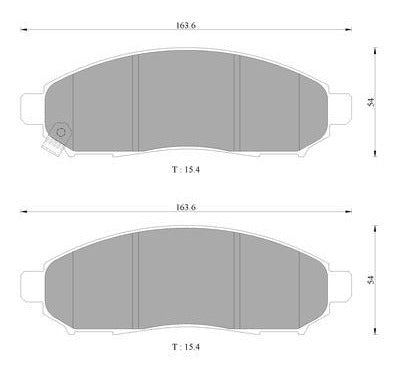 Bosch Disc Brake Pad Set - DB1835BL