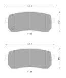 Bosch Disc Brake Pad Set - DB1957BL