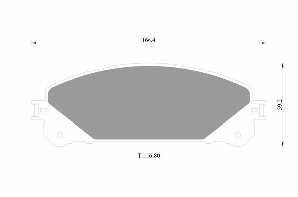 Bosch Disc Brake Pad Set - DB2004BL