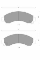 Bosch Disc Brake Pad Set - DB2061BL