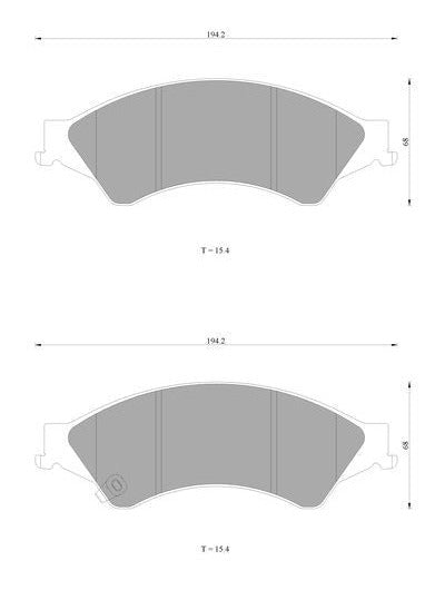 Bosch Disc Brake Pad Set - DB2074BL