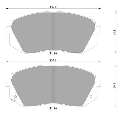 Bosch Disc Brake Pad Set - DB2174BL