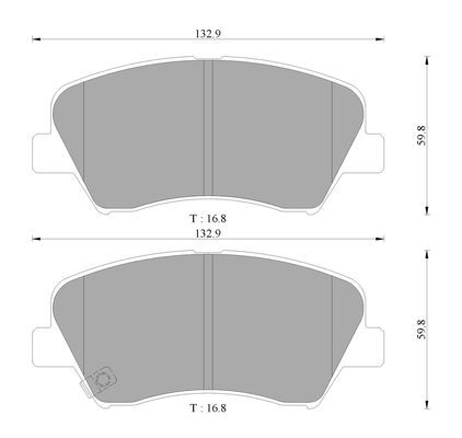 Bosch Disc Brake Pad Set - DB2240BL