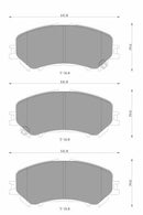 Bosch Disc Brake Pad Set - DB2345BL