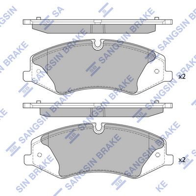 Hi-Q Brake Pads Set - SDB2203