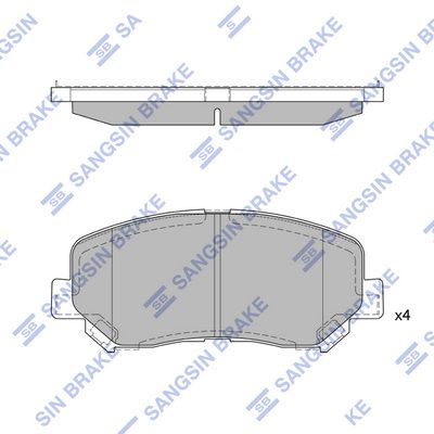 Hi-Q Brake Pads Set - SDB2226