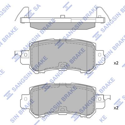 Hi-Q Brake Pads Set - SDB2227