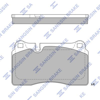 Hi-Q Brake Pads Set - SDB2228