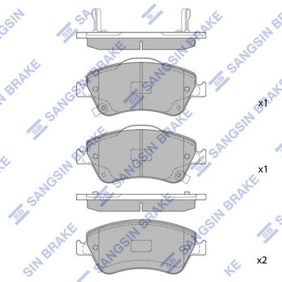 Hi-Q Brake Pads Set - SDB2230