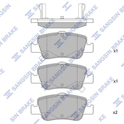 Hi-Q Brake Pads Set - SDB2231