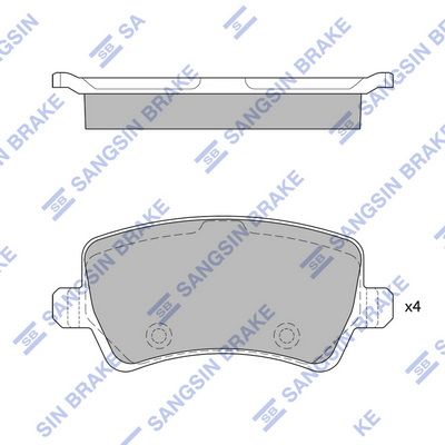 Hi-Q Brake Pads Set - SDB2234