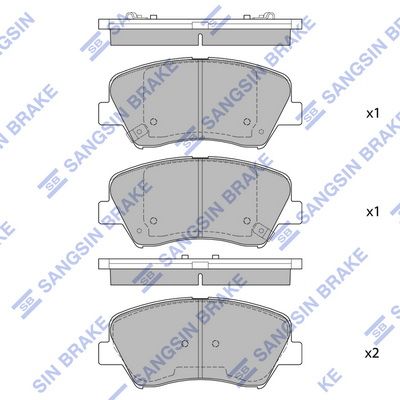 Hi-Q Brake Pads Set - SDB2240