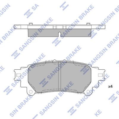 Hi-Q Brake Pads Set - SDB2245