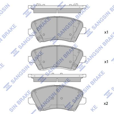 Hi-Q Brake Pads Set - SDB2269