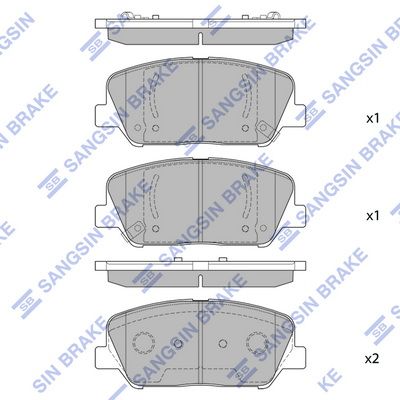 Hi-Q Brake Pads Set - SDB2270