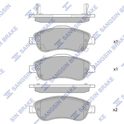 Hi-Q Brake Pads Set - SDB2271