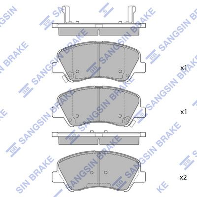 Hi-Q Brake Pads Set - SDB2272