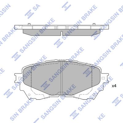 Hi-Q Brake Pads Set - SDB2293