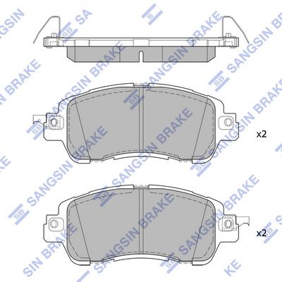 Hi-Q Brake Pads Set - SDB2334