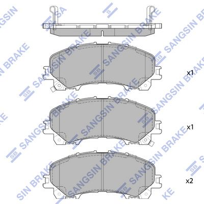 Hi-Q Brake Pads Set - SDB2341