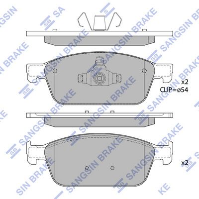 Hi-Q Brake Pads Set - SDB2353