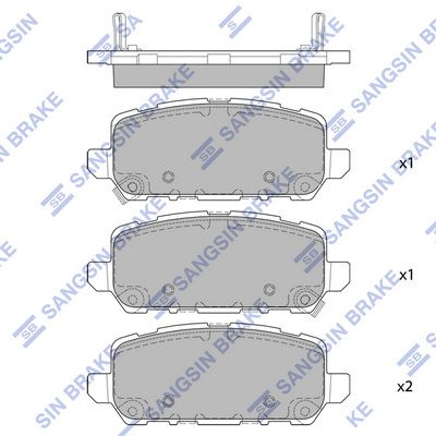 Hi-Q Brake Pads Set - SDB2355