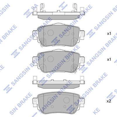 Hi-Q Brake Pads Set - SDB2357