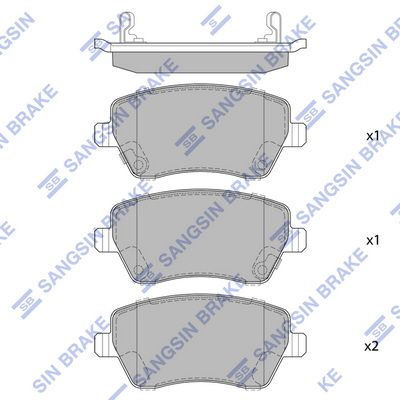 Hi-Q Brake Pads Set - SDB2366