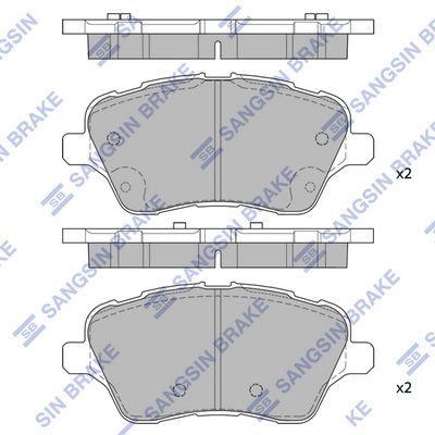 Hi-Q Brake Pads Set - SDB2382