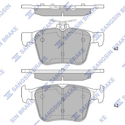 Hi-Q Brake Pads Set - SDB2384