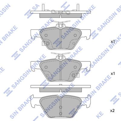 Hi-Q Brake Pads Set - SDB2398