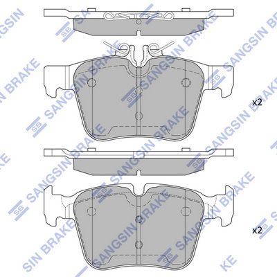 Hi-Q Brake Pads Set - SDB2404