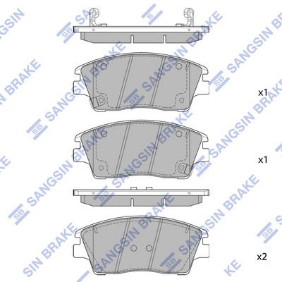 Hi-Q Brake Pads Set - SDB2424