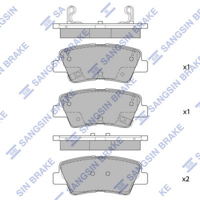Hi-Q Brake Pads Set - SP1907