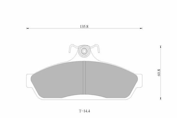 Bosch Disc Brake Pad Set - DB1085BL