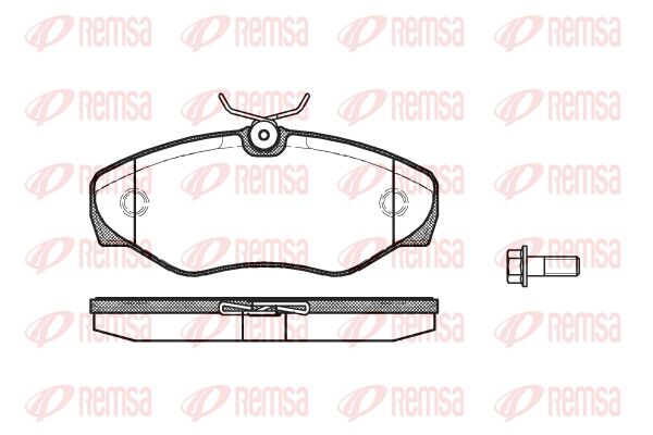 Remsa Disc Brake Pad Set - 083410