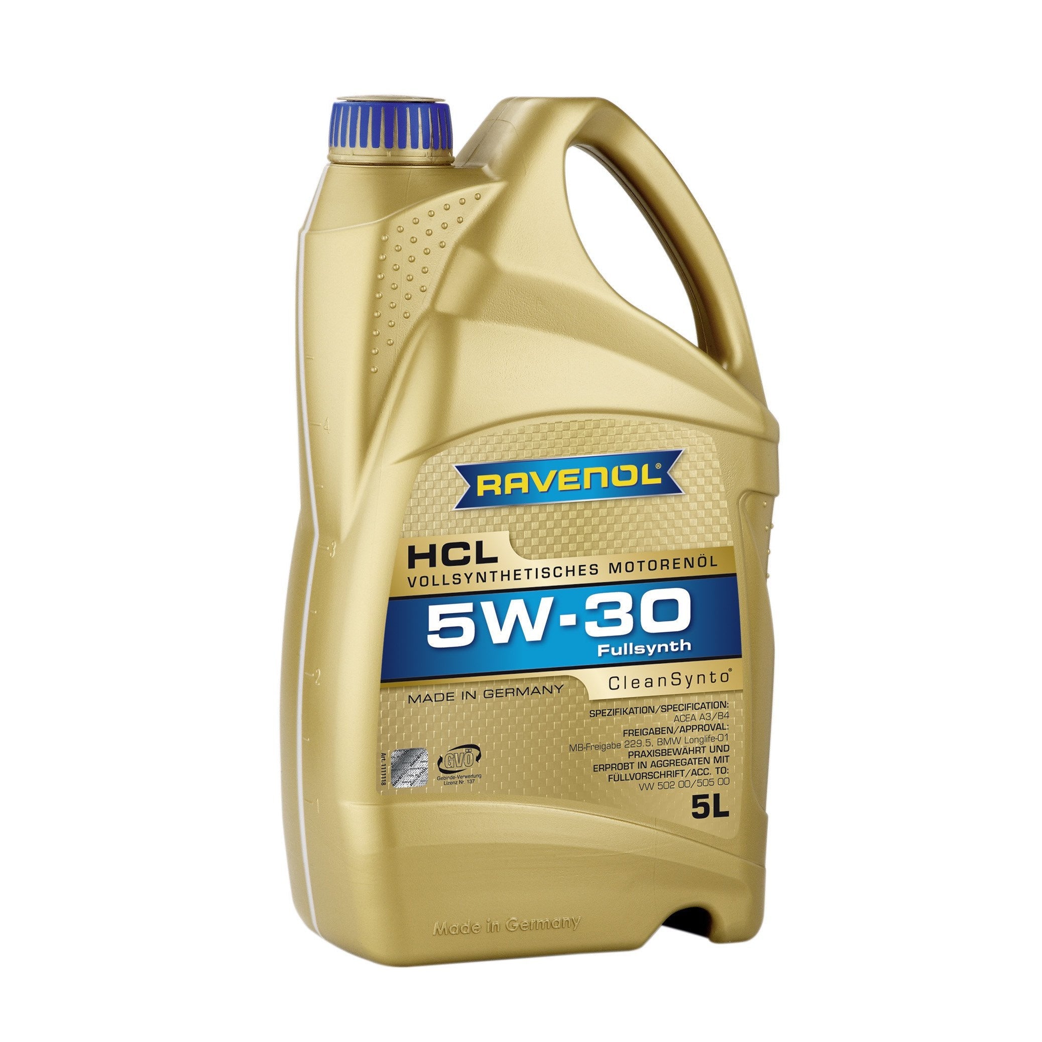 Ravenol Engine Oil HCL 5W30 - 5 Litre