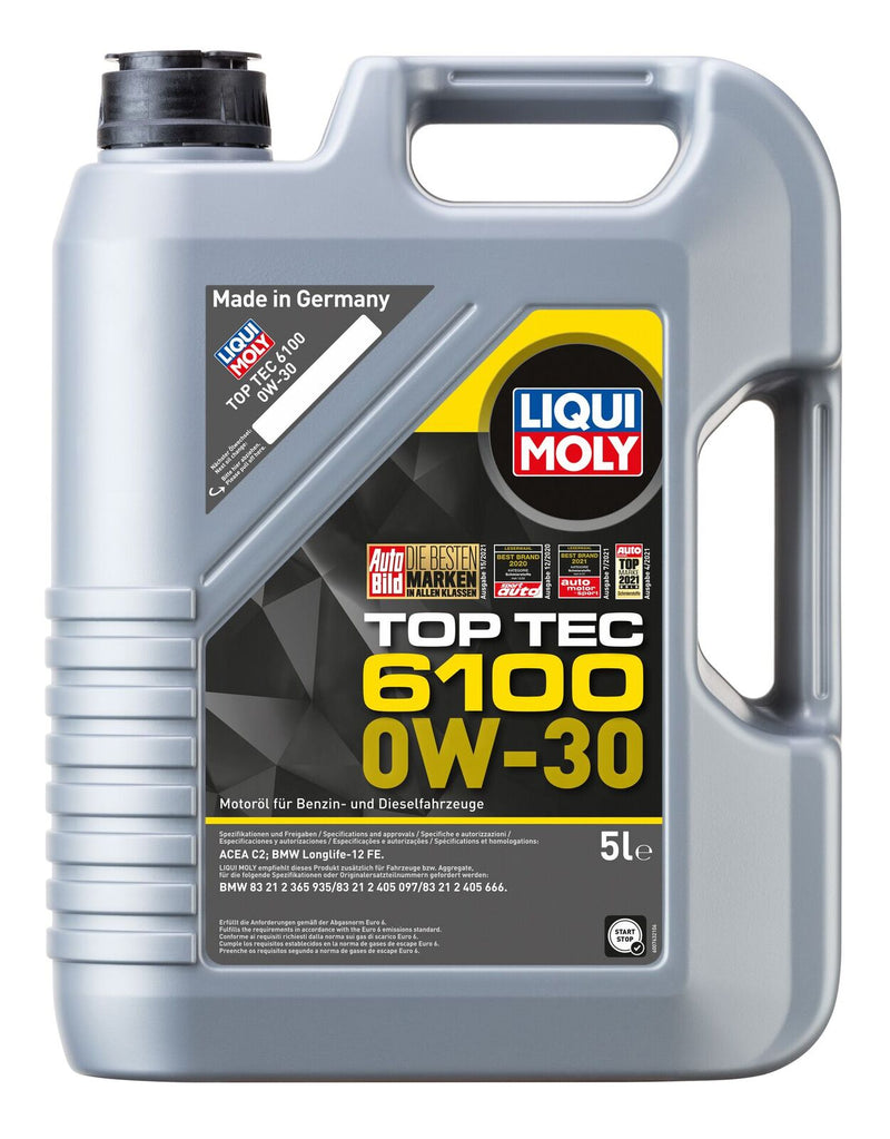 Liqui Moly Top Tec 6100 0W-30 Engine Oil - 5 Litre
