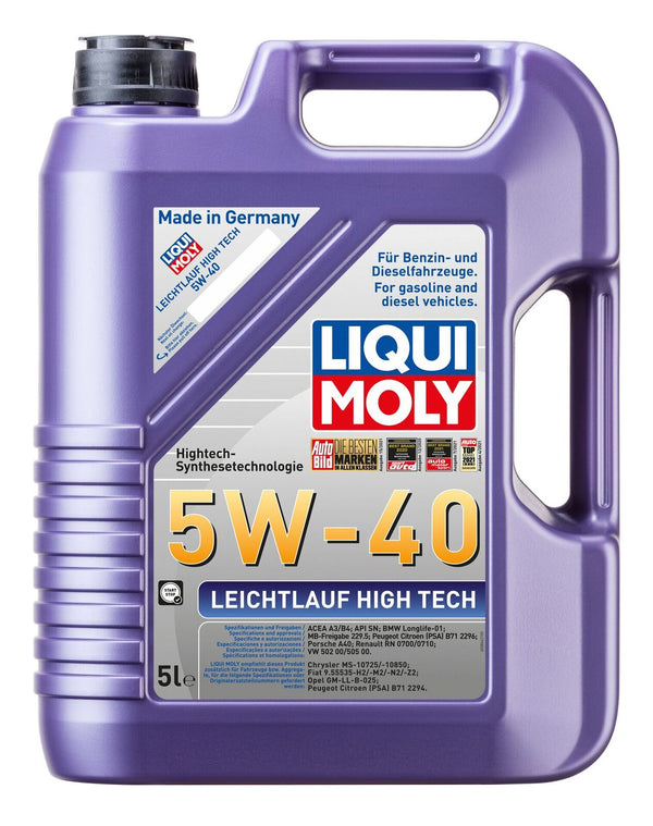 Liqui Moly Leichtlauf High Tech 5W-40 Engine Oil - 5 Litre