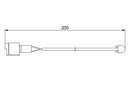Brake Pad Wear Sensor [Fits: BMW] - 34351180432