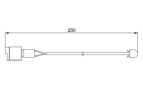 Brake Pad Wear Sensor [Fits: BMW] - 34351180432