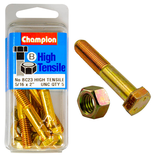 Champion UNC Bolts & Nuts Pack - BC23