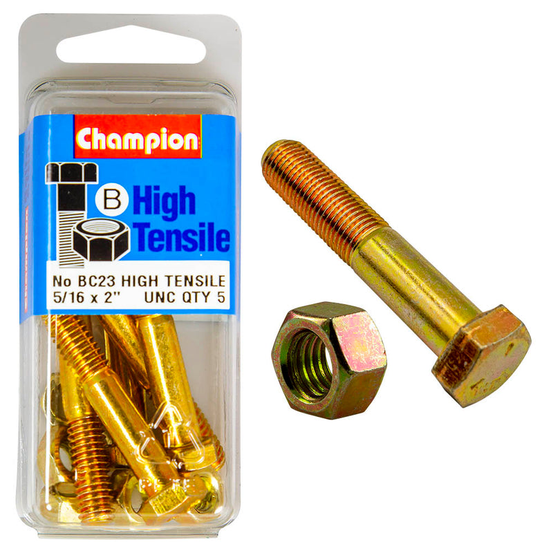 Champion UNC Bolts & Nuts Pack - BC23