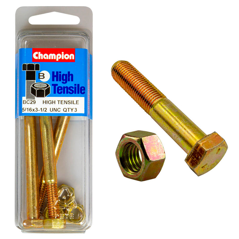 Champion UNC Bolts & Nuts Pack - BC29