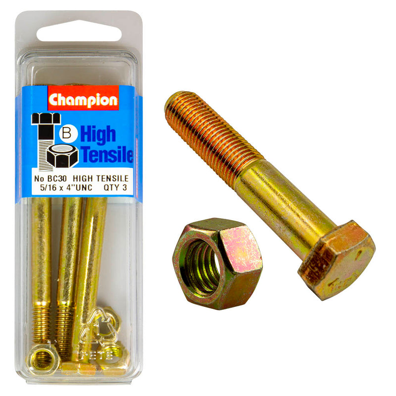 Champion UNC Bolts & Nuts Pack - BC30