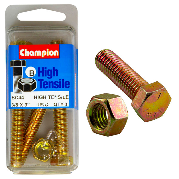 Champion UNC Bolts & Nuts Pack - BC44