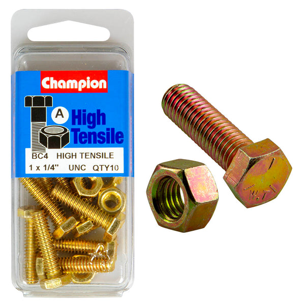 Champion UNC Bolts & Nuts Pack - BC4