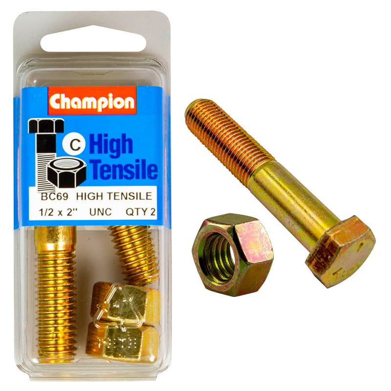 Champion UNC Bolts & Nuts Pack - BC69